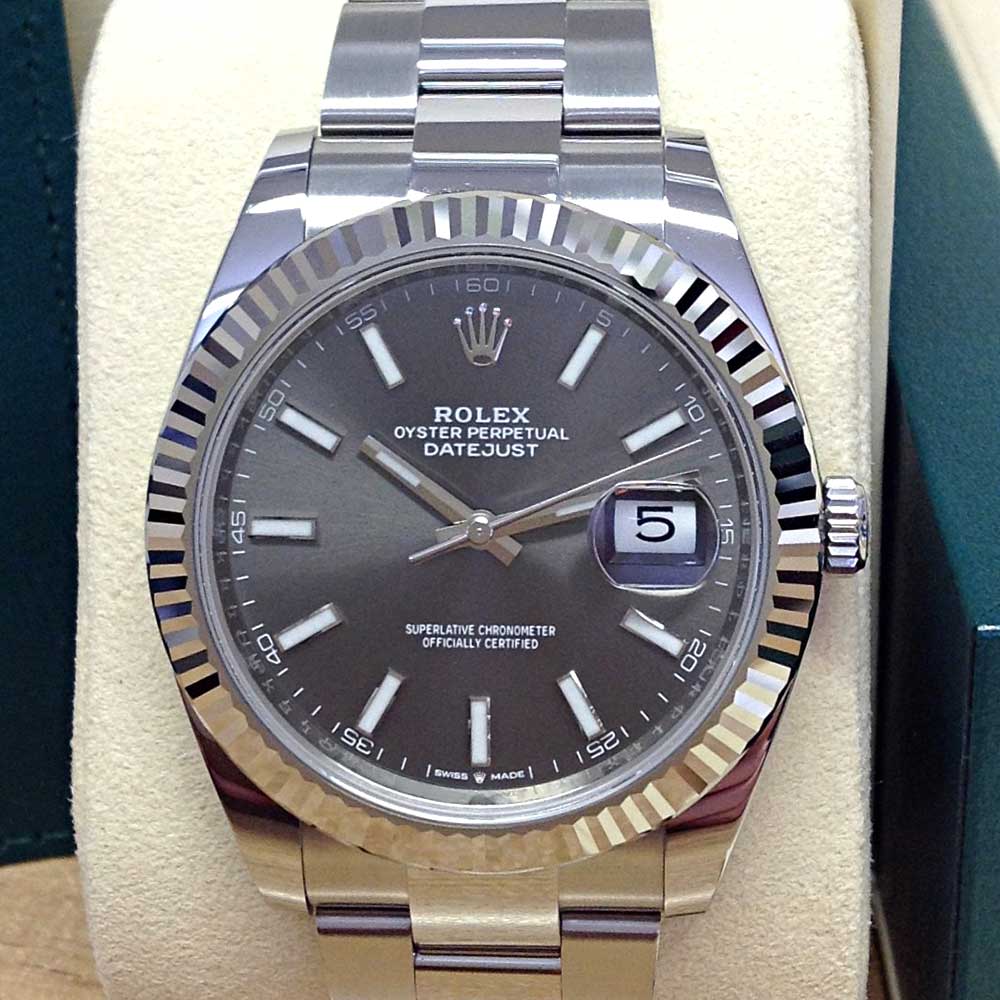 Datejust 41 ‘'Rhodium Dial’’ Oyster