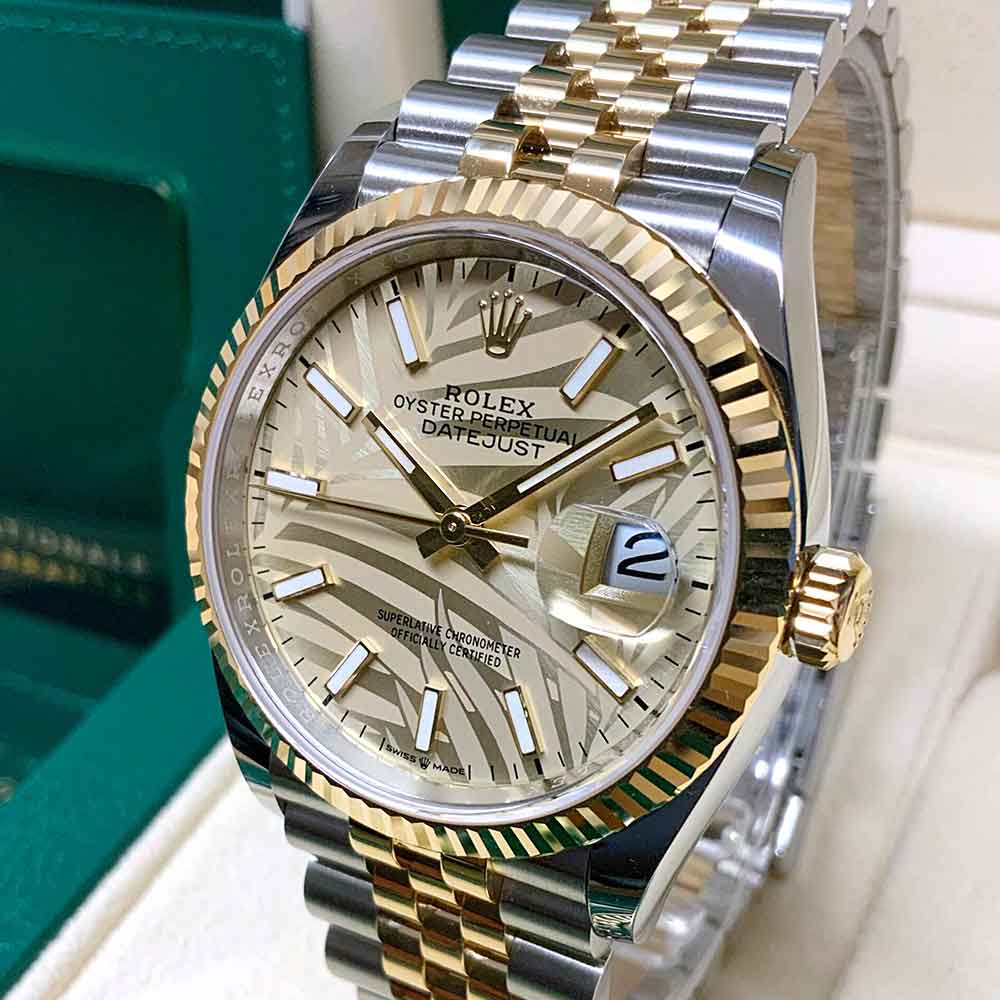 Datejust 36 ‘'Palm Motif Dial’’